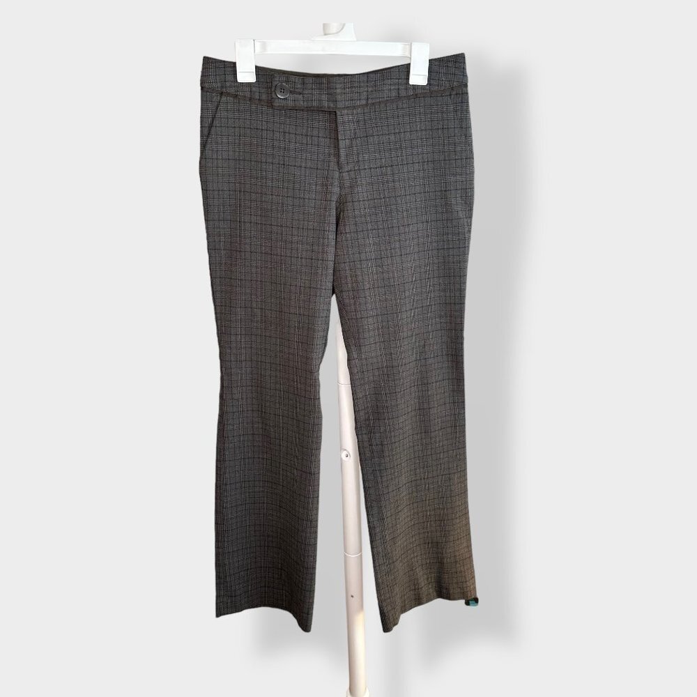 Mossimo Brown Plaid Trouser Pant 8